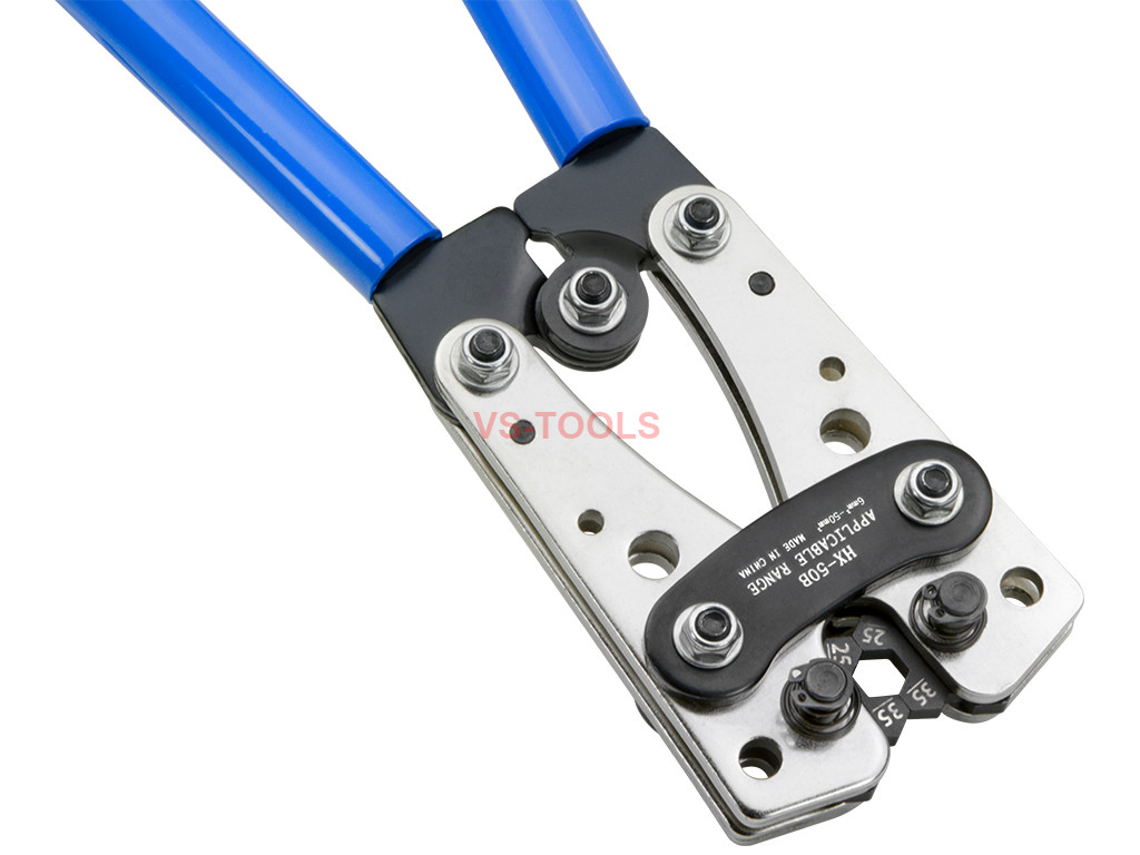 Hexagon Cable Crimping Tool Wire Copper Lugs Battery Terminals
